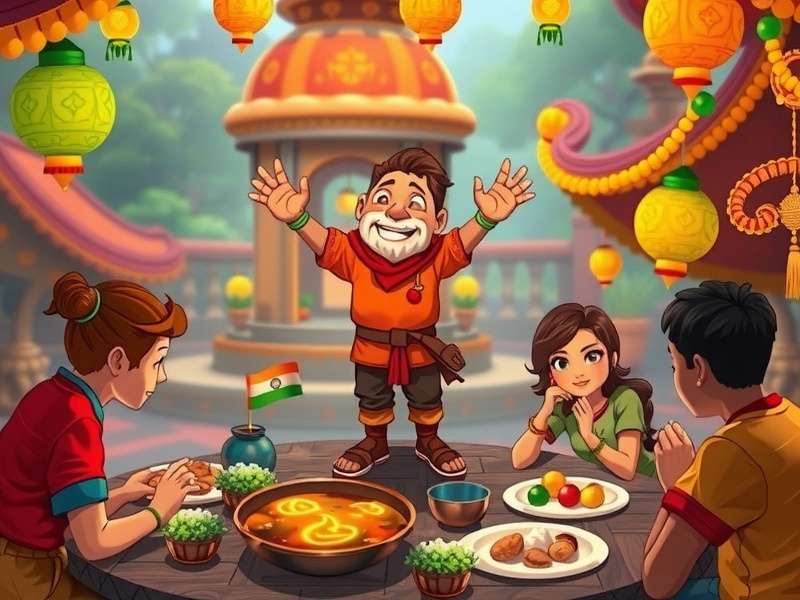 Indian players enjoying Fiery Curry Odyssey during festival season